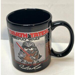 Star Wars Darth Tater Spud Wars coffee mug cup 4" Starch Side Idaho black
